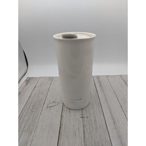 Rae Dunn Hello Travel Tumbler Large Letter Tall Coffee Mug with Lid - Picture 3 of 6